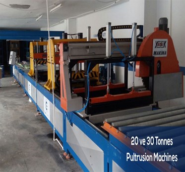 20 and 30 Tonnes Pultrusion Machines
